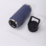 China to Canada_12oz/18oz/26oz/36oz Textured Powder Coat Sports Lids Water Bottles 25pcs For Laser Engraving_CNPNY