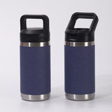 China to Canada_12oz/18oz/26oz/36oz Textured Powder Coat Sports Lids Water Bottles 25pcs For Laser Engraving_CNPNY