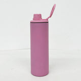 RTS USA_20oz Duo Lids Macaron Colors Blank Sublimation Straight Sports Water Bottle with Two Lids 25pcs For Sublimation and Laser Engraving_USPNY