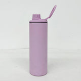 RTS USA_20oz Duo Lids Macaron Colors Blank Sublimation Straight Sports Water Bottle with Two Lids 25pcs For Sublimation and Laser Engraving_USPNY