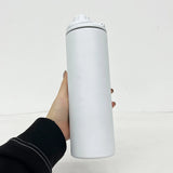 RTS USA_20oz Duo Lids Macaron Colors Blank Sublimation Straight Sports Water Bottle with Two Lids 25pcs For Sublimation and Laser Engraving_USPNY