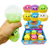 Presale USA_72pcs 8.5cm Beads Glitter Dumpling Squishy Toys Gel-Filled Squishy Toys with Beads Sparkling Stress Relief Sensory_USPNY