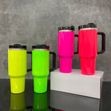 RTS USA_🔥40oz Neon Blank Sublimation Quencher Tumbler_USPNY