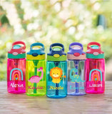 🔥 16oz Kids Water Bottles BPA free Blank Plastic Bottles for Students 50pcs_CNPNY