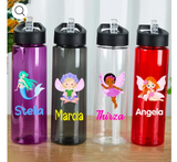 🔥 25oz Kids Water Bottles BPA free Blank Plastic Bottles for Students 50pcs_CNPNY