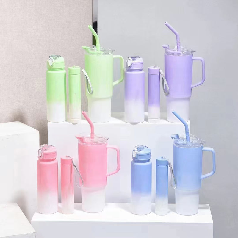 🔥40oz Plastic Tumblers Set water bottles acrylic cups_CNPNY