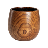 350ml Wood Whiskey Cup Charred Oak Whiskey Glass Bourbon-Whiskey Cups 50pcs for Laser Engraving