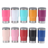 14oz Powder Coat Can Coolers 4 in 1 Stainless Steel Koozies for Laser Engraving_CNPNY