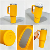 RTS USA_40oz H2.0 Yellow Color Powder Coated Quencher Tumblers_USPNY