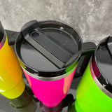 🔥30oz 40oz Neon Colors Blank Sublimation silver underneath Quencher Tumbler_CNPNY