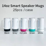 Sublimation Blank 14oz Smart Speaker Mugs with handle_USPNY