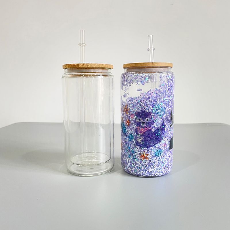 Double Wall Glass Snow Globe Tumblers - Craft Adhesive Products