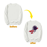 Mens women's  White blank sublimation sweatshirt 25pcs_CNPNY