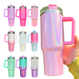 40oz Stanley shaped blank Sublimation Shimmer travel tumblers_CNPNY