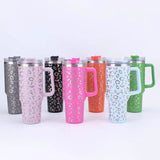 40oz H1.0 Leopad laser printed quencher tumbler with handle_CNPNY
