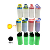 12oz flip top kids tumblers bottles UV/glow in dark sublimation tumblers_CNPNY